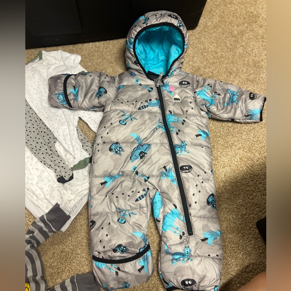 Burton infant bunting suit